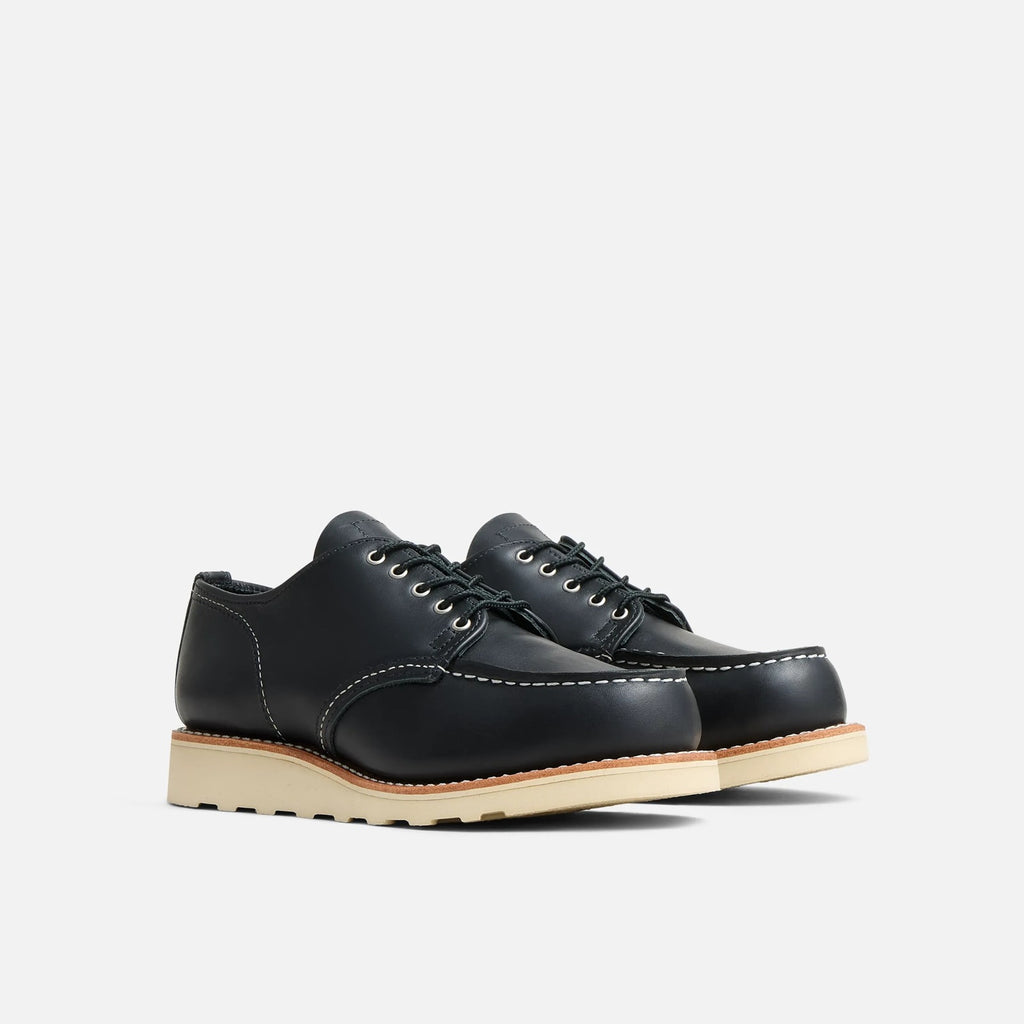 Red Wing Shoes 3608 Moc Oxford Black Boundary Leather