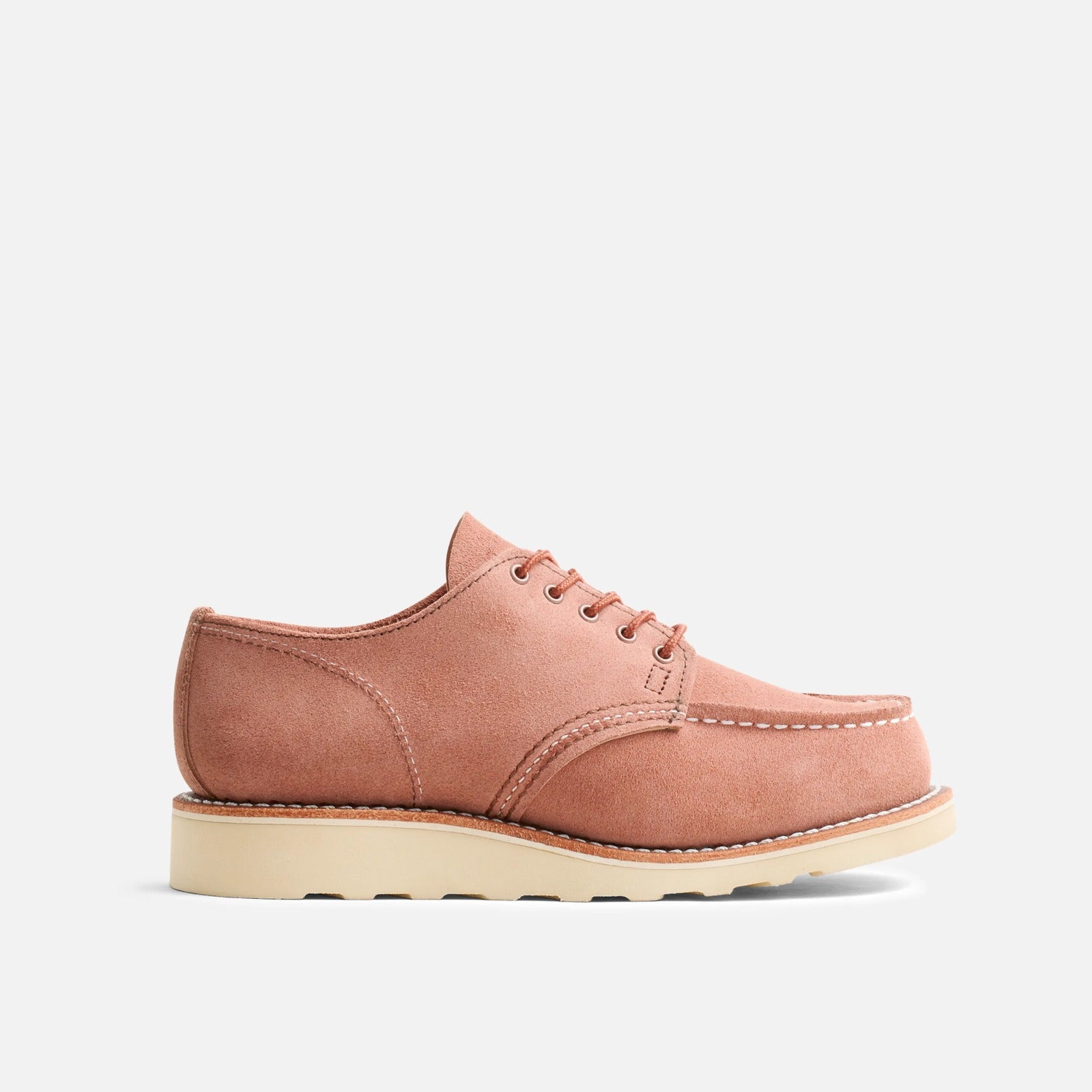 Red Wing Shoes 3609 Moc Oxford in Dusty Rose Abilene Leather