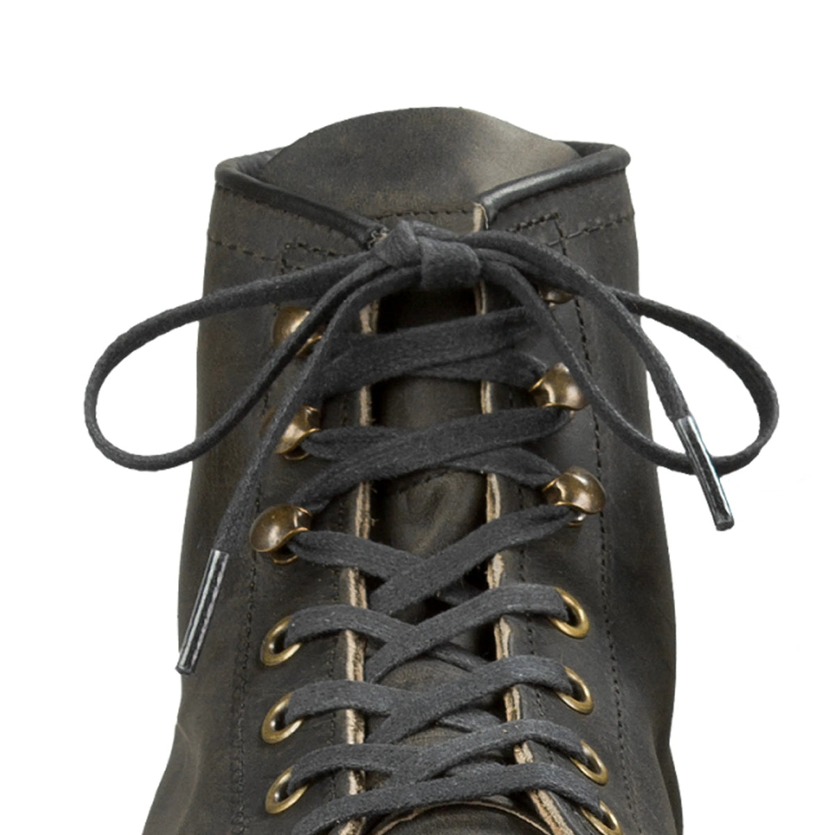 RED WING 48-INCH FLAT WAXED LACE BLACK #97155
