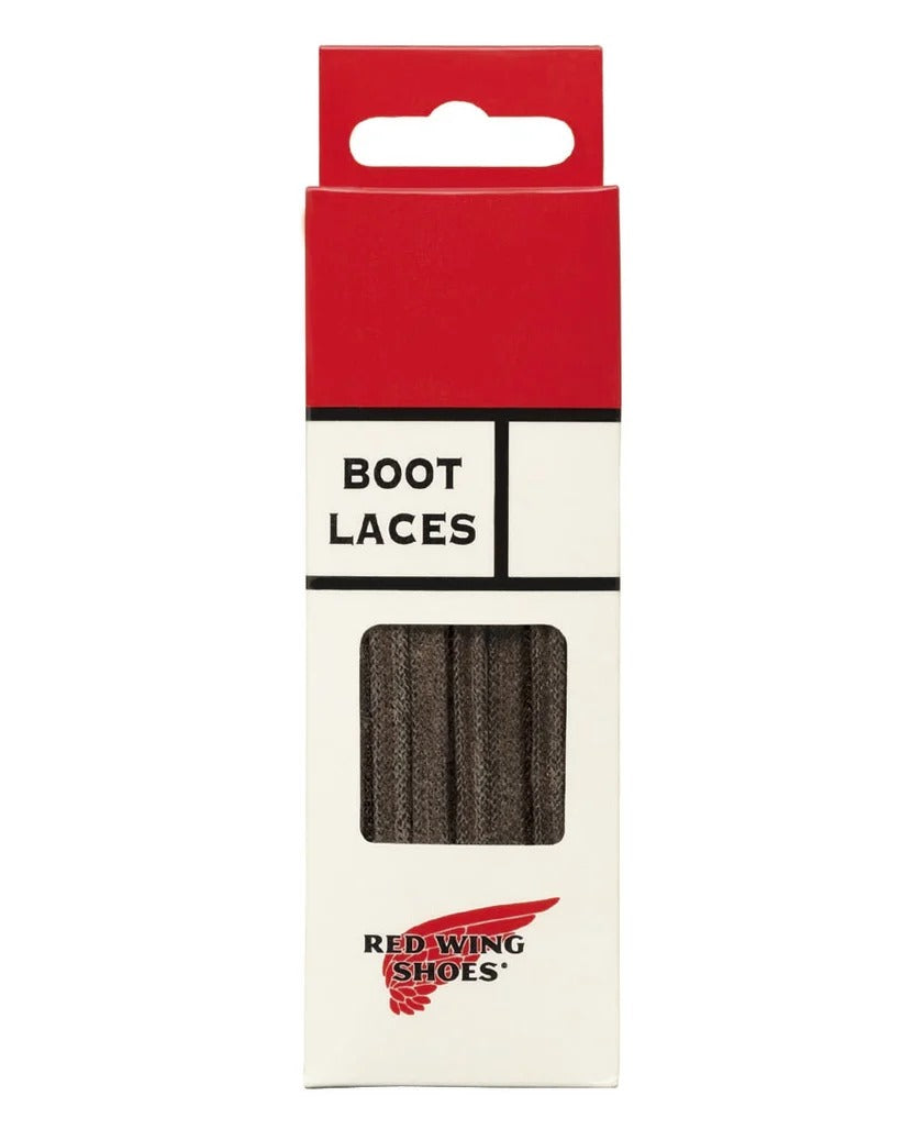 RED WING 48-INCH FLAT WAXED LACE BROWN #97138