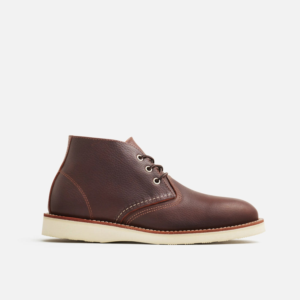 Red Wing Shoes 3141 Work Chukka in briar oil-slick leather