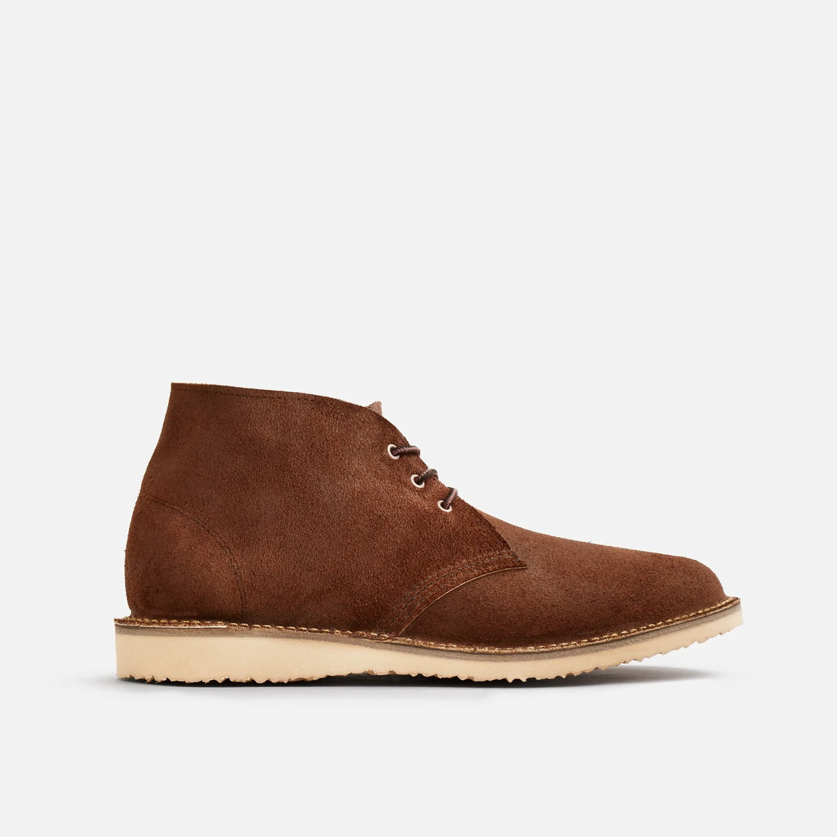 Red Wing Shoes 3315 Work Chukka in chocolate muleskinner leather