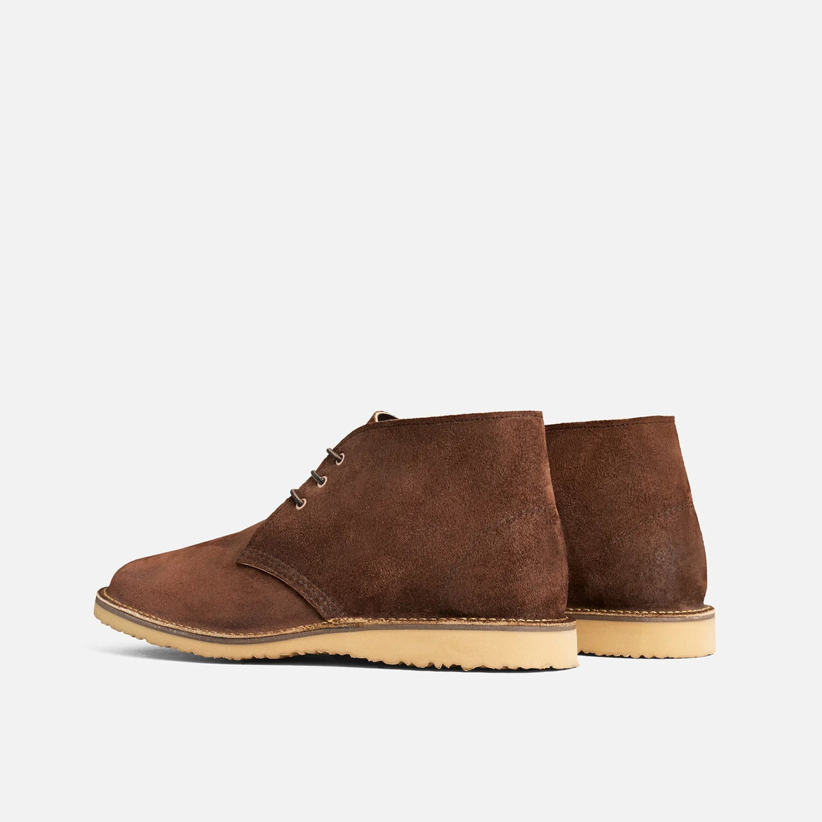 Red Wing Shoes 3315 Work Chukka in chocolate muleskinner leather