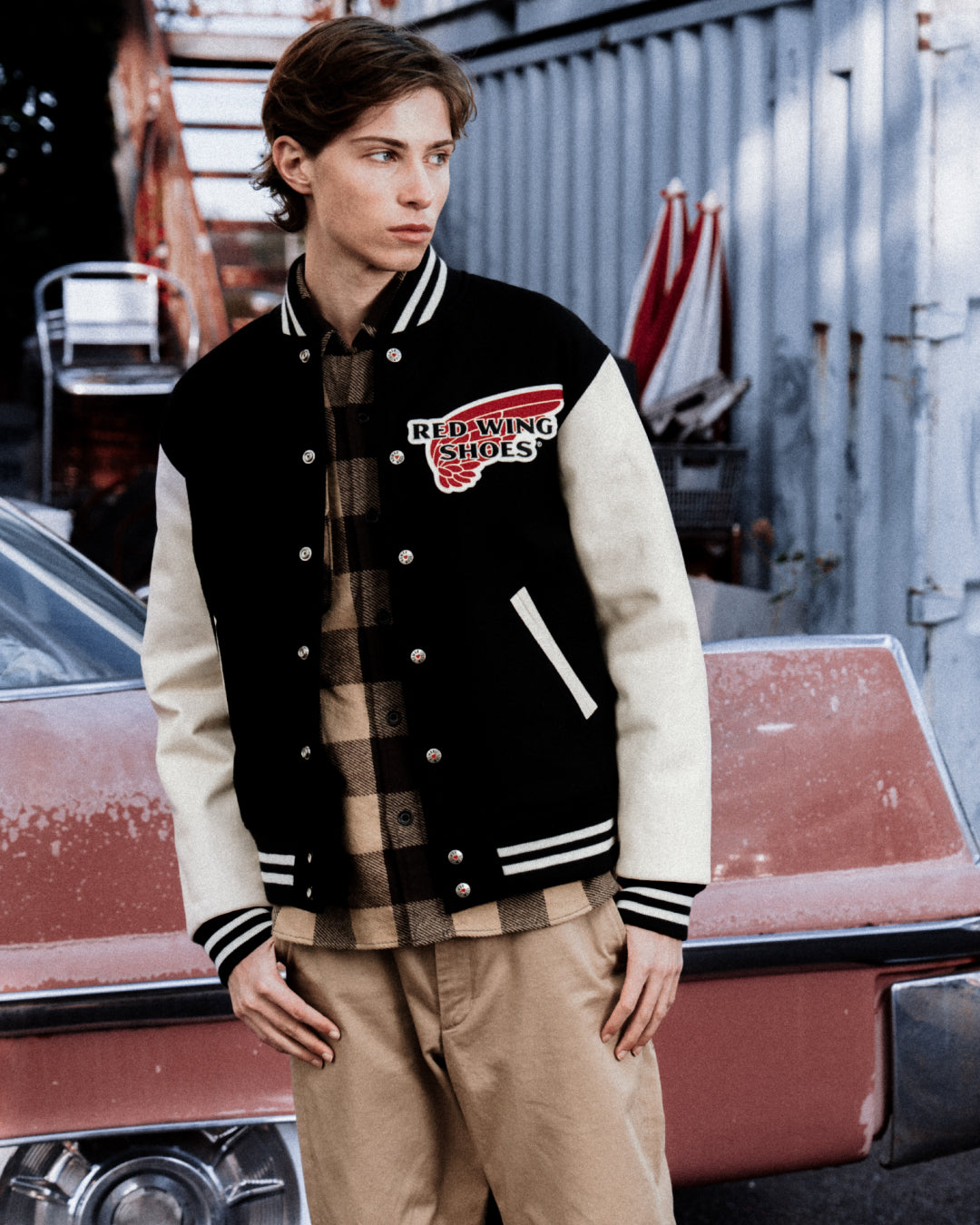 HUMAN MADE x RED WING VARSITY JACKET